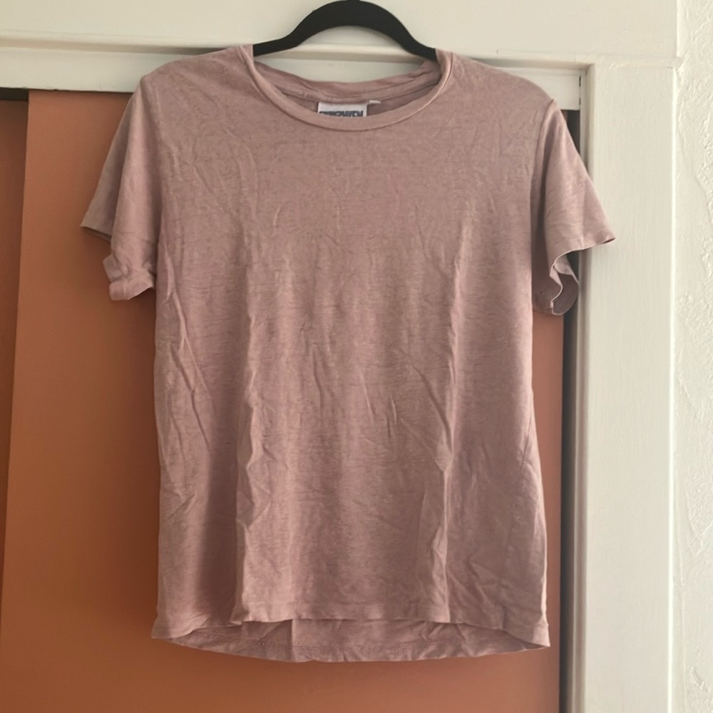 Jungmaven Lorel Tee in Rose quartz
